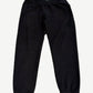 Chrome Hearts black Paper Jam sweatpants with cluster of black leather cross patches on right thigh