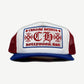 Chrome Hearts July 4th red white blue CH Hollywood trucker hat with stars-and-stripes front panel.