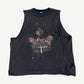 Vintage The Doors Lizard King faded black sleeveless cutoff tee with Jim Morrison portrait print
