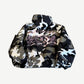 GV Gallery Raspberry Hills Ice Camo Deron jacket back view with allover blue grey camouflage print