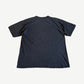 Vintage Ozzy Osbourne tee back view in worn faded black cotton with short sleeves.