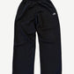 Balenciaga 3M logo sweatpants in black with reflective silver Balenciaga wordmark on left thigh.