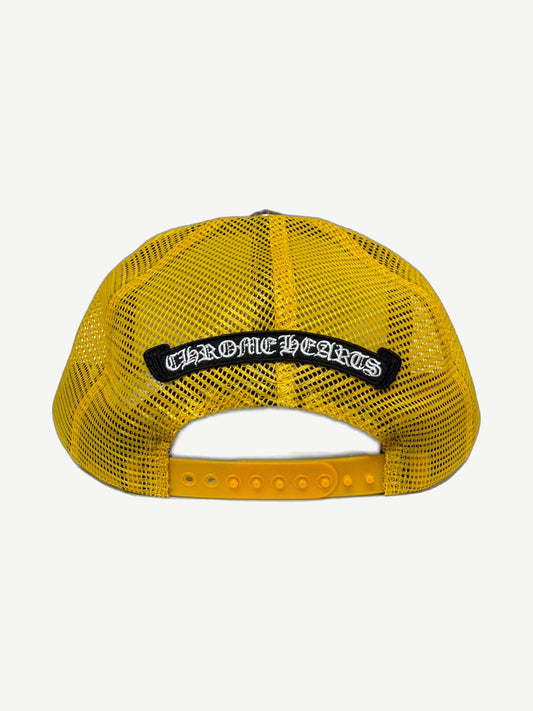 Chrome Hearts Yellow Multicolor Crosses Cemetery Trucker Hat