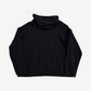 Chrome Hearts black cross jacquard hoodie, back view of woven cross motif across body and sleeves