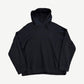 Chrome Hearts black hoodie with allover jacquard cross pattern and embroidered front pocket logo
