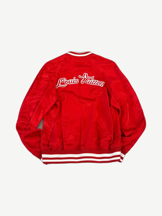 Louis Vuitton Red Souvenir Embroidered Jacket