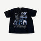 Vintage Puff Daddy and The Family No Way Out tour tee front in black with portrait and silver script graphic