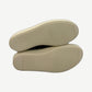 Rick Owens DRKSHDW Dirty Pearl sneakers side view showing braided jumbo laces and toe stitching