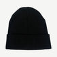 Chrome Hearts Matty Boy collab knit beanie, alternate angle showing folded cuff and label detail