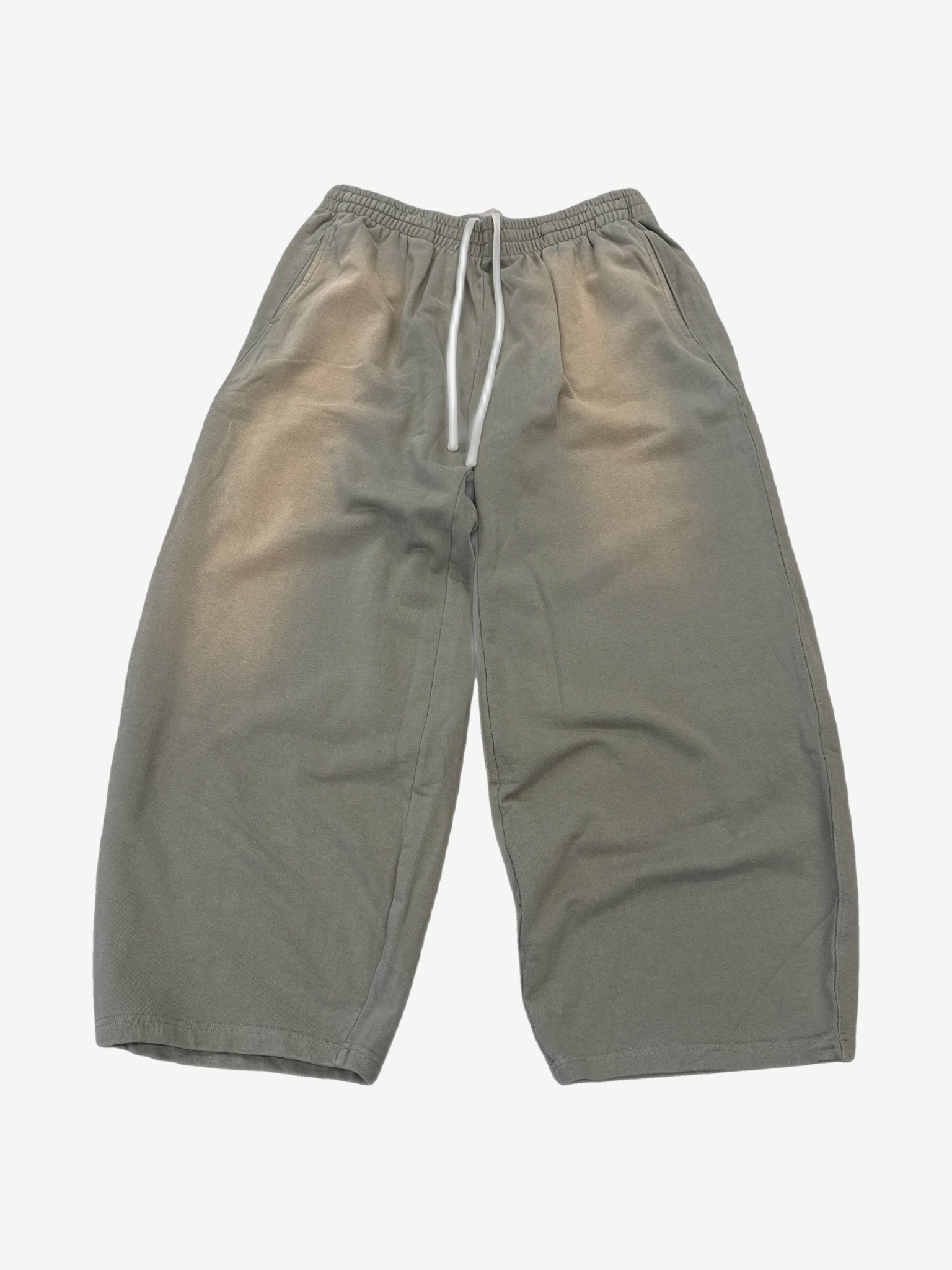 GV Gallery Raspberry Hills green Canyon sweatpants front view with drawstring waist and side pockets.