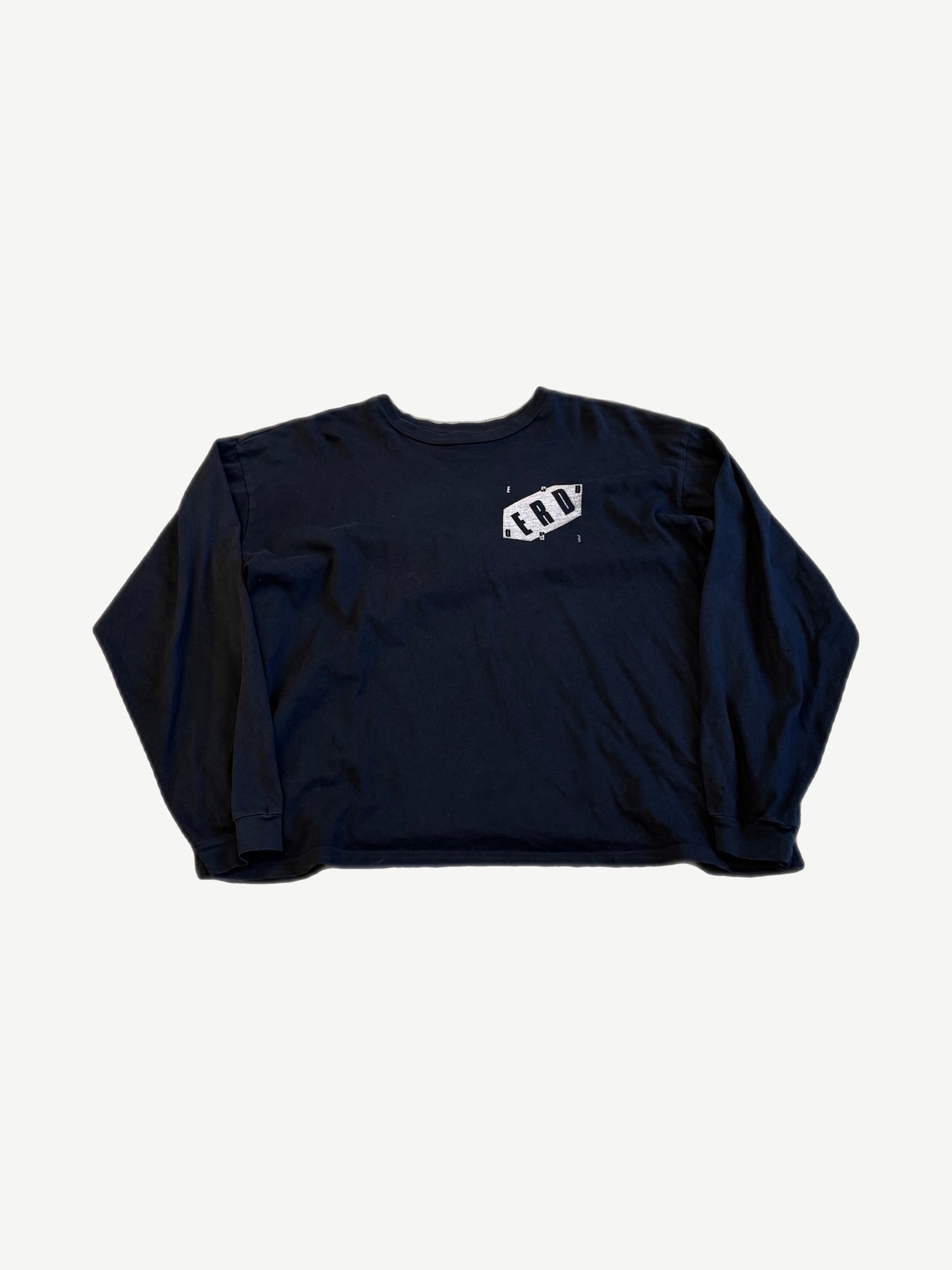 Enfants Riches Deprimes Broken Dolls navy longsleeve with ERD chest logo and small print detail