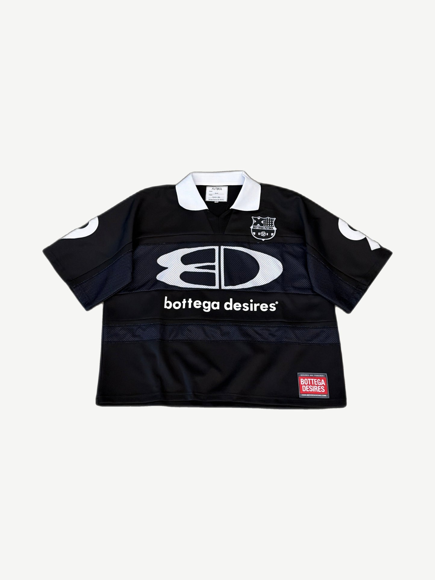 Bottega Desires Black Futbol Jersey
