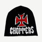 Vintage Black Red West Coast Choppers Beanie
