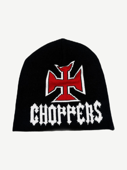 Vintage Black Red West Coast Choppers Beanie