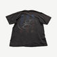 Back of Garth Brooks Fresh Horses vintage tour tee with full 1996 tour date list printed in white.
