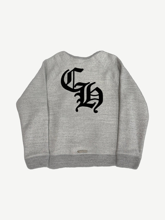 Chrome Hearts Gray Triple Cross CH 7/11 Crewneck
