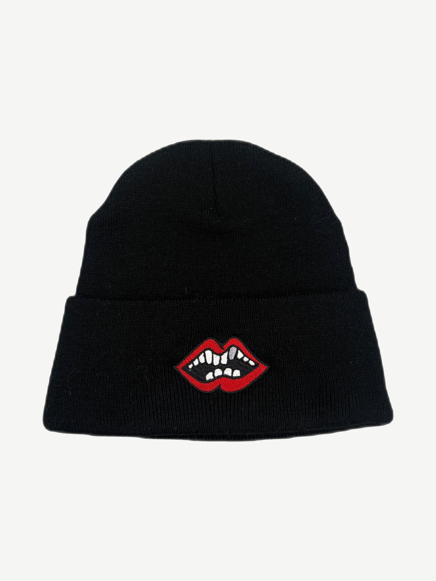 Chrome Hearts Matty Boy Lips Embroidered Beanie