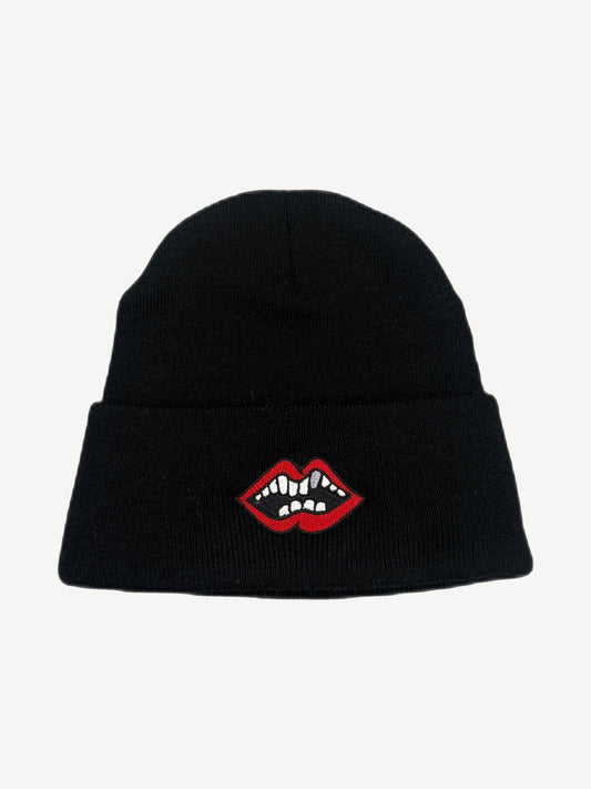 Chrome Hearts Matty Boy Lips Embroidered Beanie