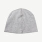 West Coast Choppers reversible beanie reverse top view in olive showing knit texture and tight crown.