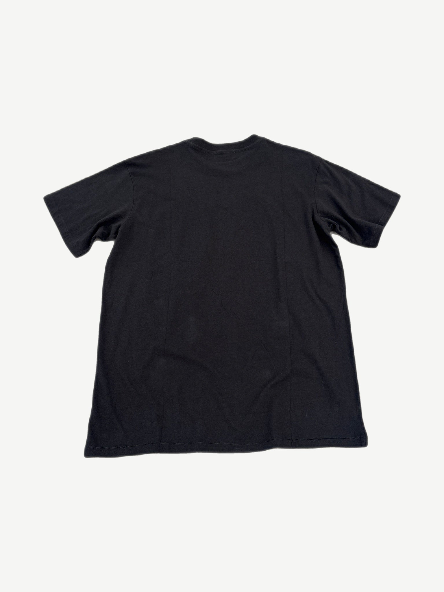Enfants Riches Deprimes Italian Romance tee back view in gray showing relaxed fit and clean panel.