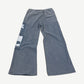 Matiere De Desires blue sweatpants back view showing relaxed tapered fit and clean fleece construction.