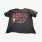 Vintage Machine Head tee back graphic The More Things Change red and white print on faded black cotton