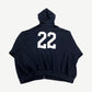 Balenciaga Navy Polo Zipup