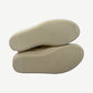 Sole detail of Rick Owens DRKSHDW Jumbo Lace sneakers showing ribbed milk rubber outsole tread pattern