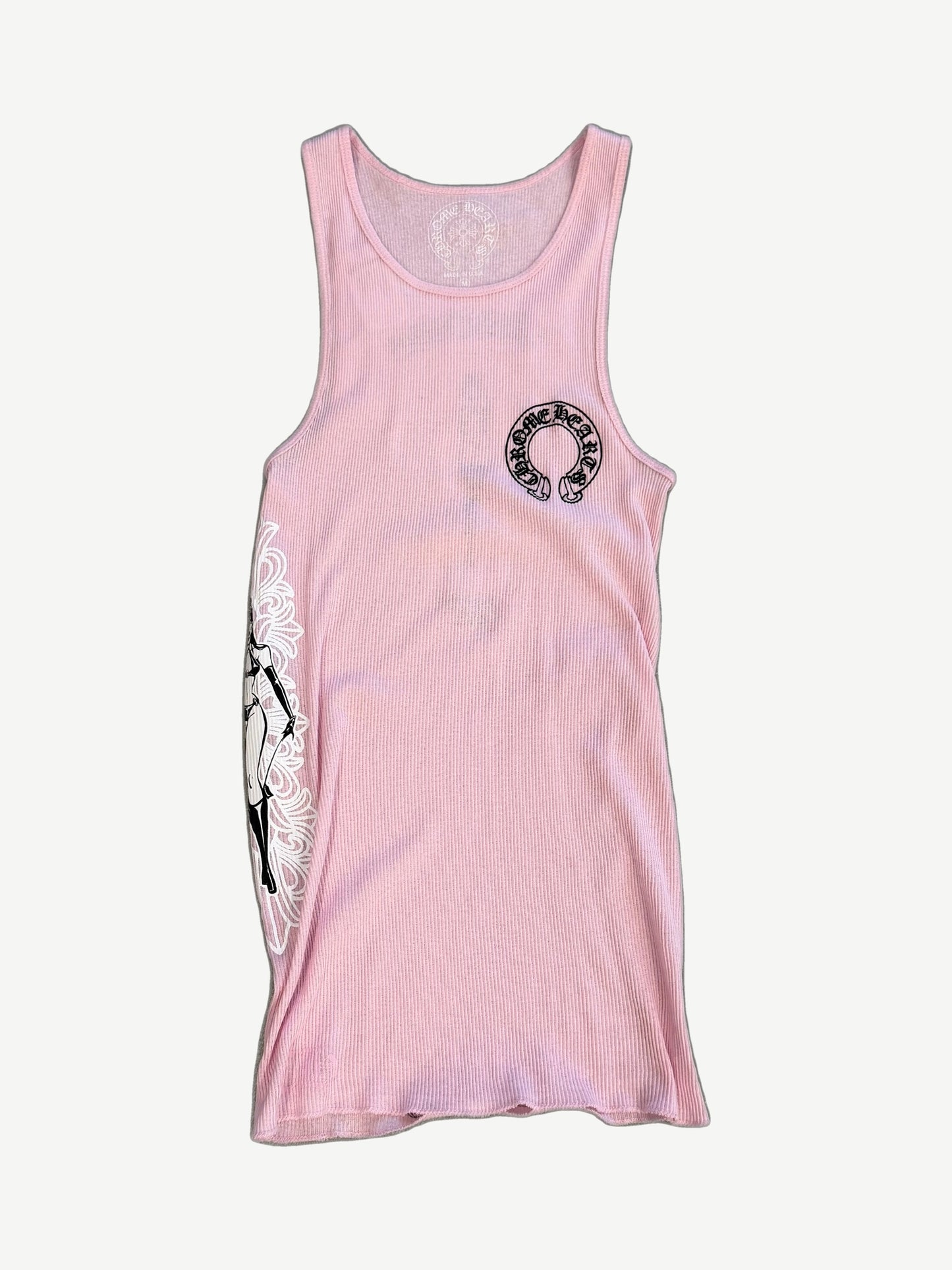 Chrome Hearts Deadly Doll Pink Tank Top