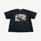Vintage Korn tee with self-titled album artwork of child on swing and looming shadow figure