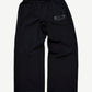 Bottega Desires black tech sweatpants, slim tapered fit in matte technical nylon with elastic drawstring waist.