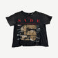 Enfants Riches Deprimes faded black Marquis de Sade Les Crimes de l'Amour tee with collage graphic