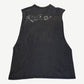 Vintage Metallica Reload cutoff tee back view with faded Reload tour print on aged black cotton.