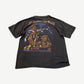 Vintage Tupac Shakur Me Against The World rap tee back with globe graphic and Please Stop The Violence text