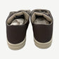 Rick Owens DRKSHDW Dust puffer sneakers top down view showing padded nylon panels and jumbo lace closure