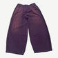 GV Gallery Raspberry Hills Dream sweatpants front view in sun-faded purple cotton fleece with wide relaxed leg