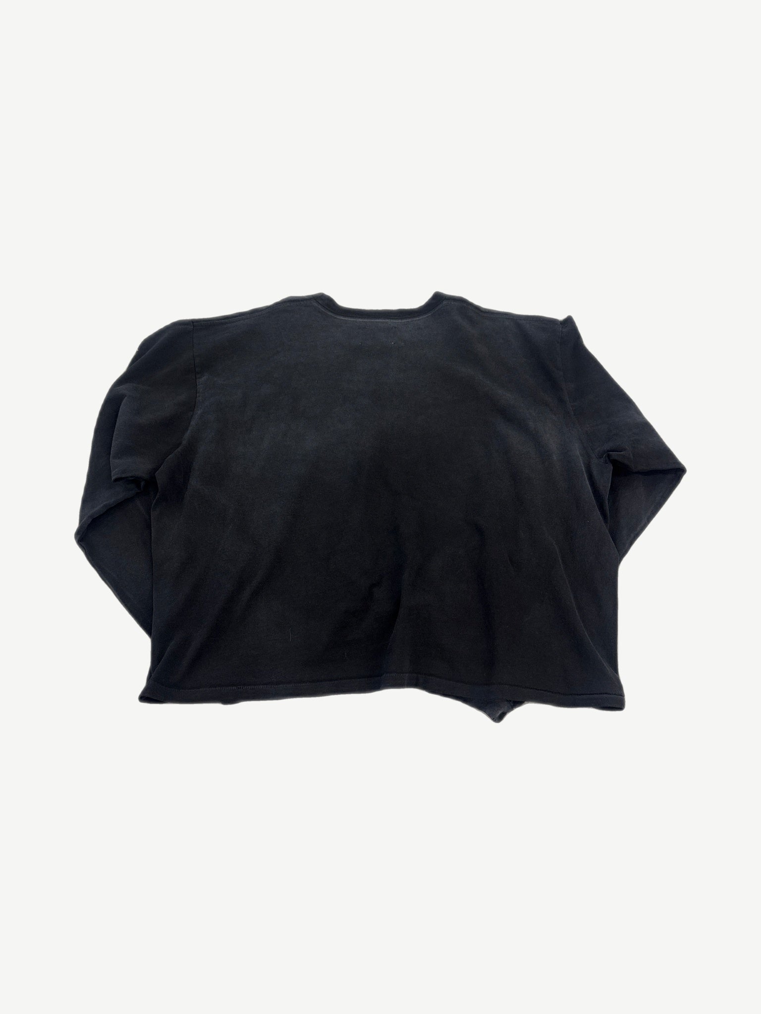 HMDD Choppers black longsleeve back with sleeve Iron Cross prints and Choppers script text