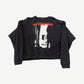 Enfants Riches Deprimes Bondage 14 black crewneck with red enfants logo and bondage photo screen print