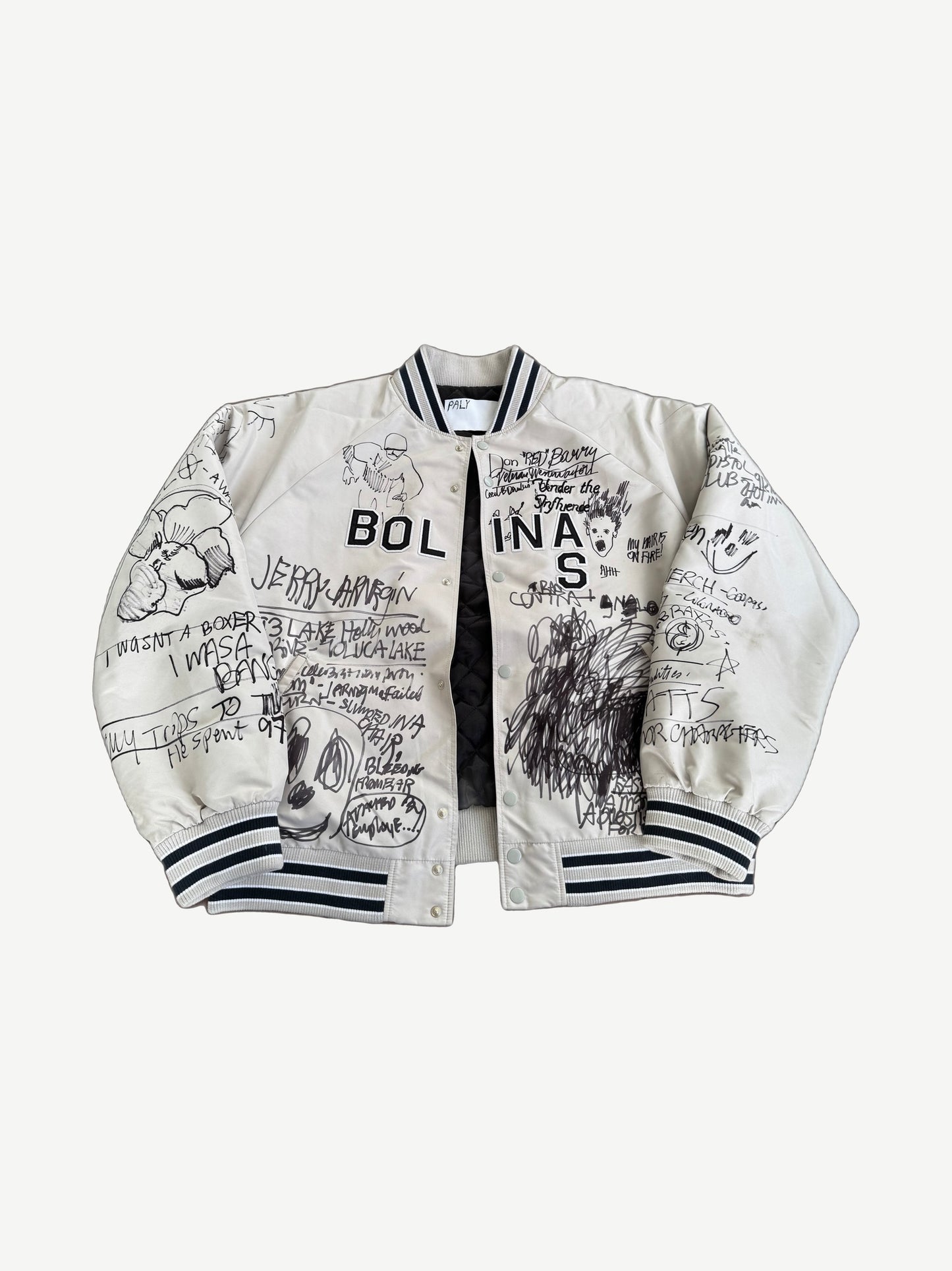 Paly Hollywood Gray Bolinas Bomber Jacket