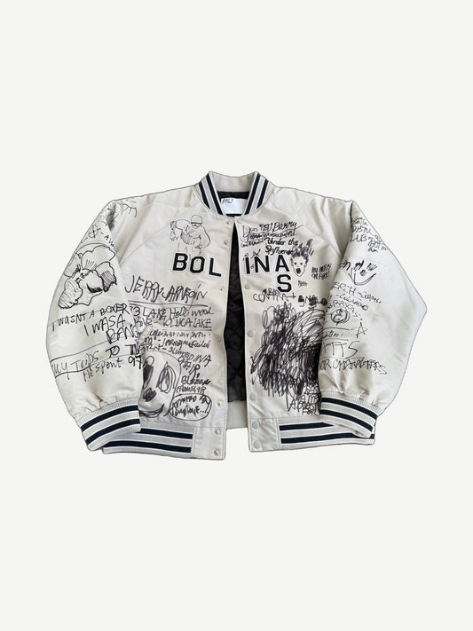 Paly Hollywood Gray Bolinas Bomber Jacket