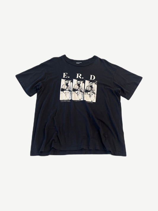Enfants Riches Deprimes black You Are Nothing tee with triptych photo print and ERD text logo