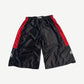 GV Gallery Raspberry Hills TJ Ford reversible shorts in red mesh basketball style with bold black graphics