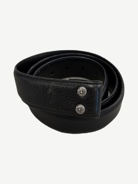 Chrome Hearts 1.5 Inch Leather Belt Strap