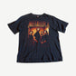 Vintage Metallica faded black band tee with Reload-era sepia photo of all four band members