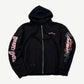Chrome Hearts Deadly Doll Black Pink Cemetery Zipup