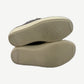 Rick Owens Dust low puffer sneaker heel and outsole detail with sculpted rubber tread and reinforced collar