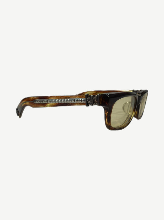 Chrome Hearts Brown Splat Sunglasses