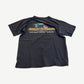 Back of vintage Harley Davidson tee with Daytona Beach Florida The Legend Begins eagle and palm tree graphic