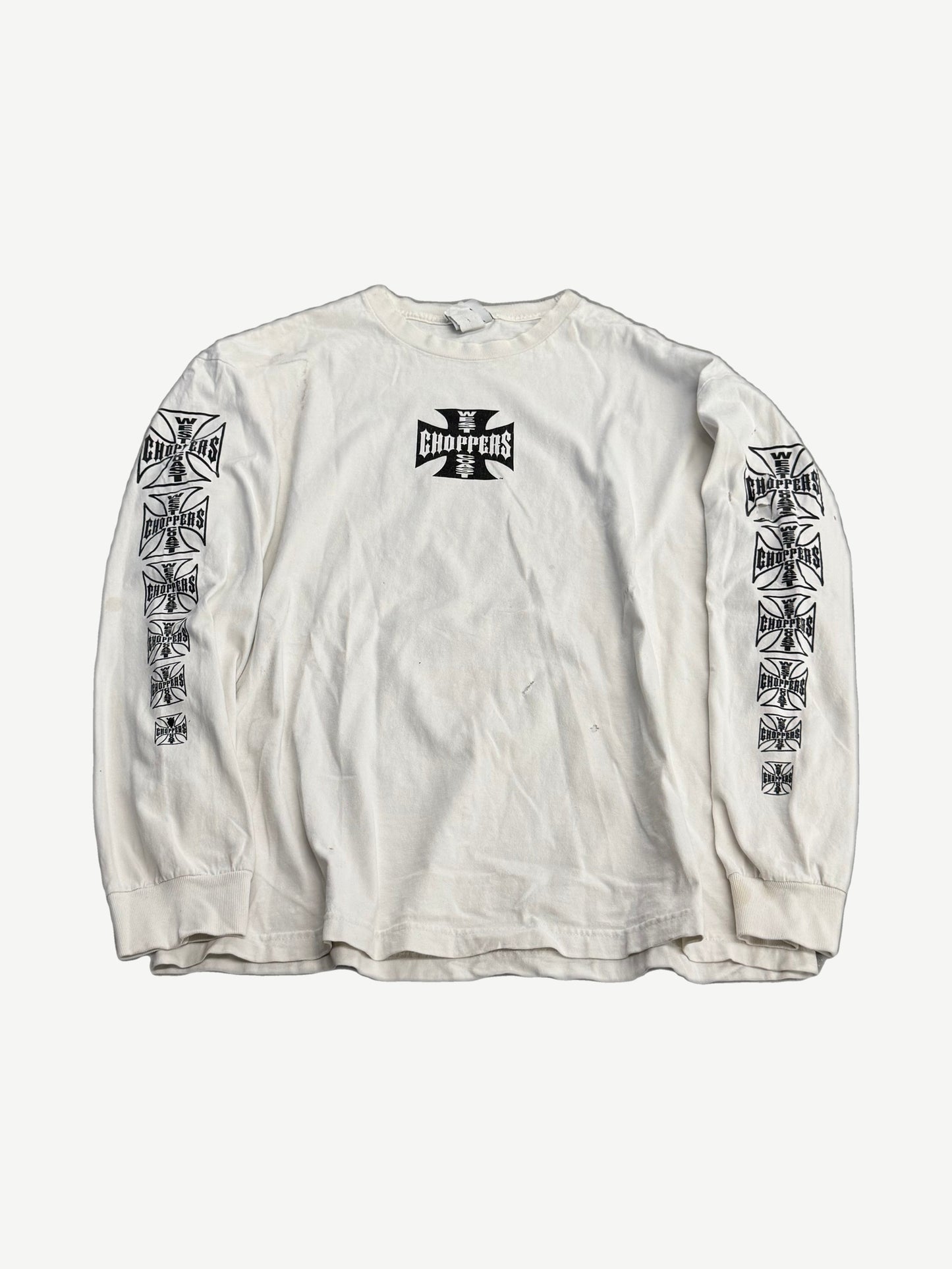 Vintage White West Coast Choppers Longsleeve
