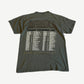 Vintage Metallica Poor Touring Me 1996-97 tour tee back in olive green with North America tour dates list